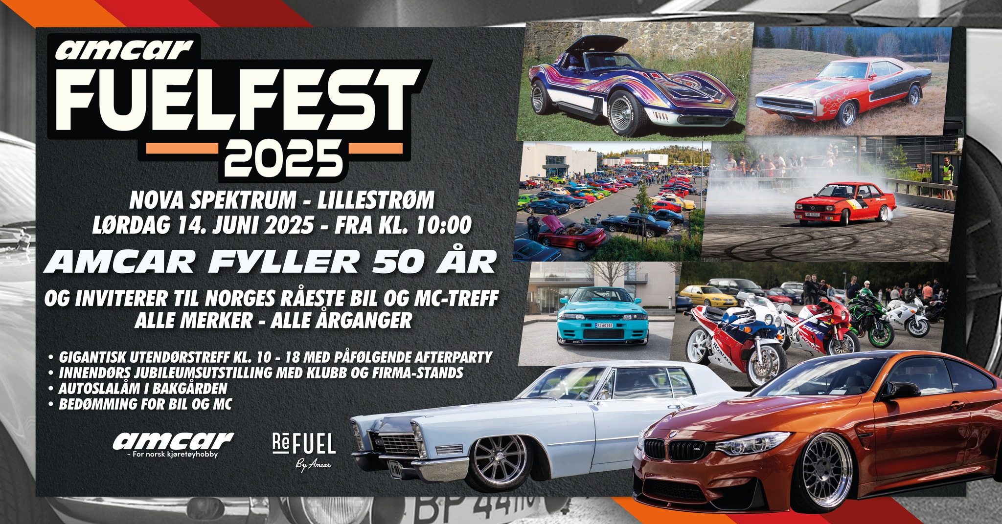 DriveMeetups data som træf hos FuelFest Nova Spektrum - Kom med til dette træf den 14/Jun  som afholdes af Ukendt