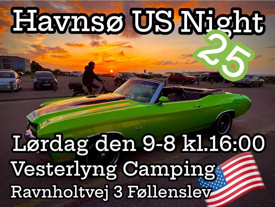 DriveMeetups data som træf hos HavnSø US Night 2025 - Kom med til dette træf den 09/Aug  som afholdes af Ukendt