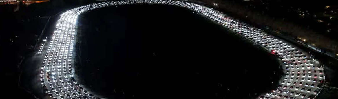 The Great European Tesla Light Show 